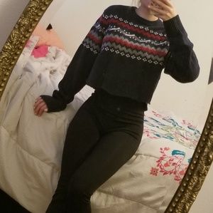 Cropped sweater